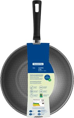 Frigideira Wok Tramontina Loreto Vermelho 28cm