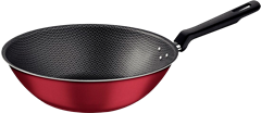 Frigideira Wok Tramontina Loreto Vermelho 28cm