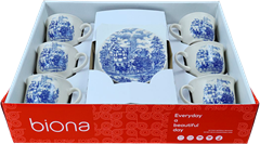 Jogo Xicara Ceramica Cha Com Pires Oxford Cena I 200ml 12pcs