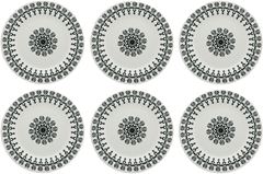Prato Ceramica Fundo Oxford Folk 21,5cm