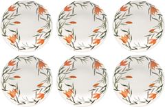 Prato Ceramica Fundo Oxford Biona Lirios 21,5cm