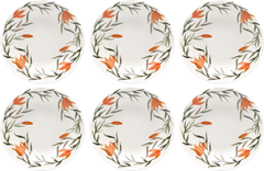 Prato Ceramica Fundo Oxford Biona Lirios 21,5cm