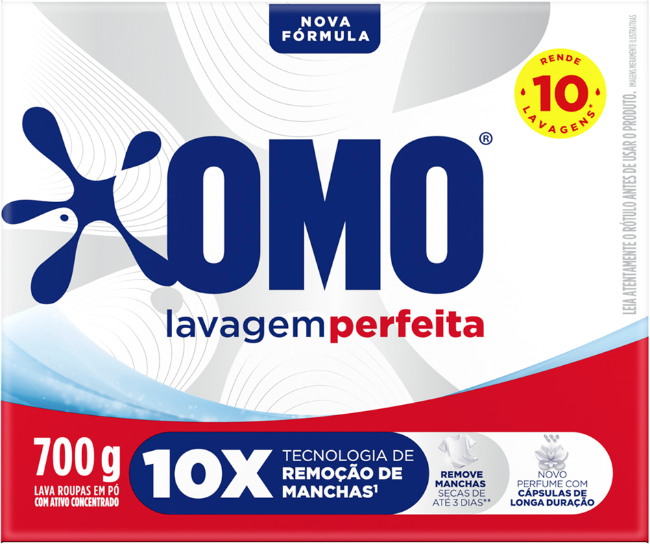 Sabao Em Po Omo Lavagem Perfeita Caixa 700g