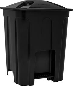 Lixeira Plastica Jaguar Com Pedal Preta 15l