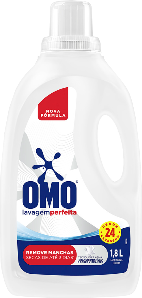 Sabao Liquido Omo Lavagem Perfeita 1,8l