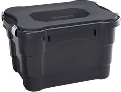 Organizador Plastico Jaguar Com Tampa Preto 25l