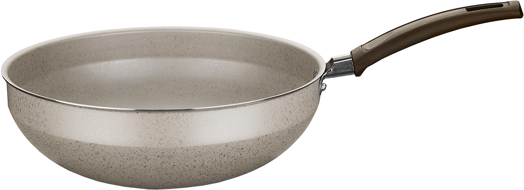 Panela Wok Aluminio Antiaderente Mta Vanilla 24cm