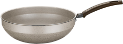 Panela Wok Aluminio Antiaderente Mta Vanilla 24cm