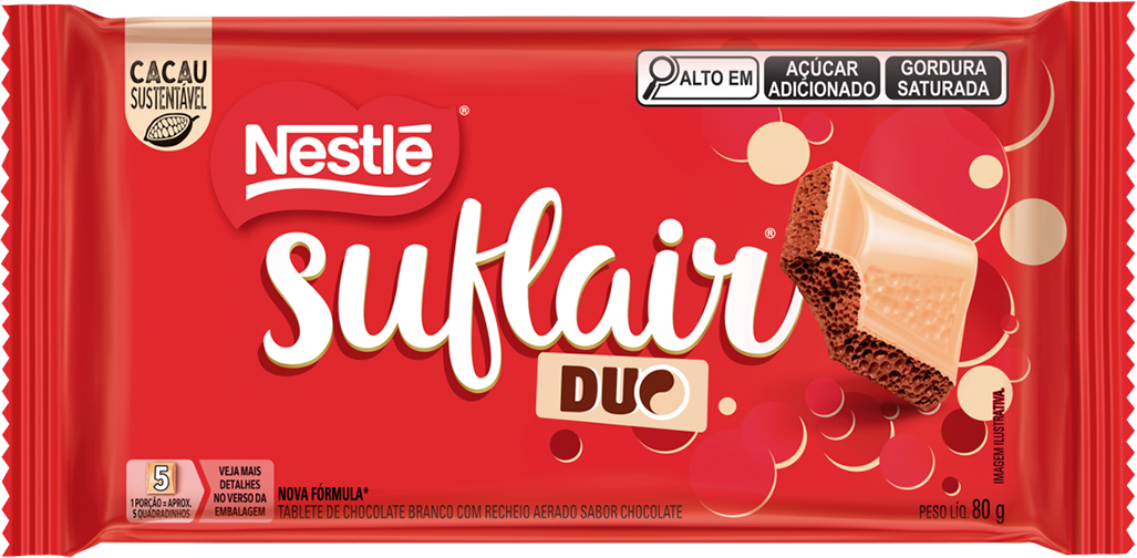 Chocolate Nestle Suflair Duo 80g