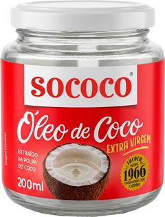 Oleo De Coco Sococo Extra Virgem 200ml