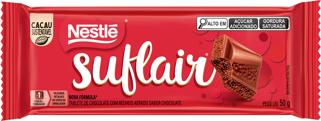 Chocolate Nestle Suflair Ao Leite 50g
