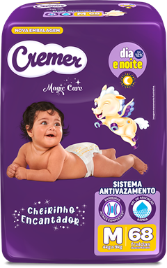 Fralda Cremer Hiper M 68un