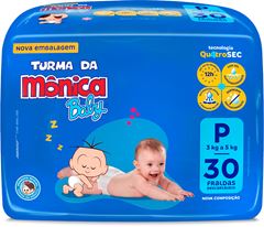 Fralda Turma Monica Jumbo P 30un