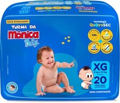 Fralda Turma Monica Jumbo Xg 20un
