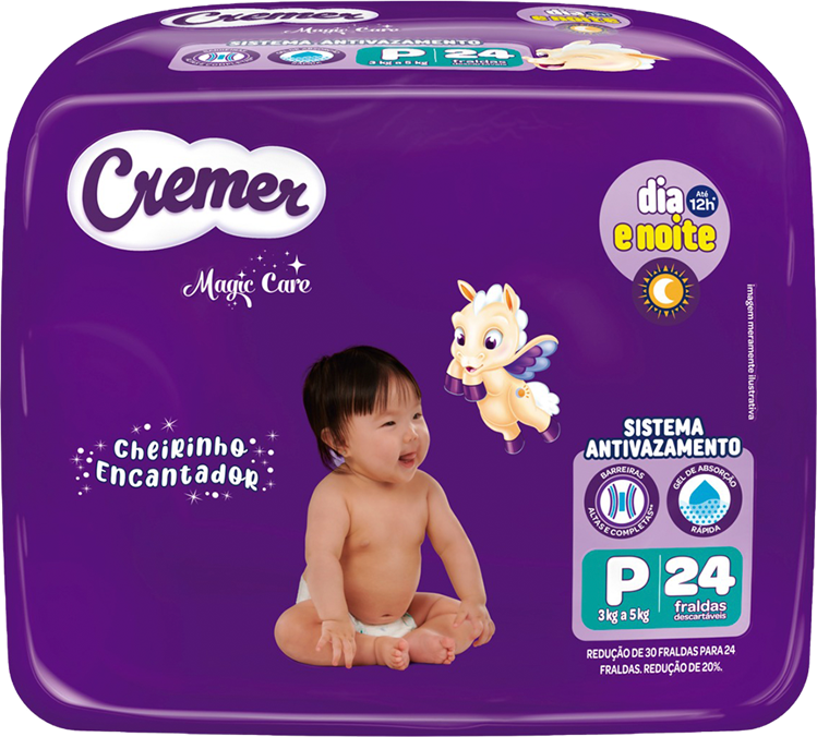 Fralda Cremer Jumbo P 24un