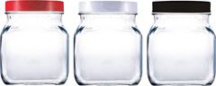 Pote De Vidro Ruvolo Com Tampa Sortido 1,150ml