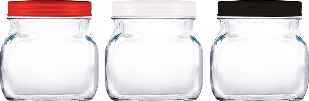 Pote De Vidro Ruvolo Com Tampa Sortido 900ml