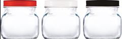 Pote De Vidro Ruvolo Com Tampa Sortido 900ml