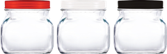 Pote De Vidro Ruvolo Com Tampa Sortido 900ml