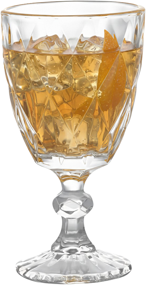 Taca De Vidro Ruvolo Diamond 330ml