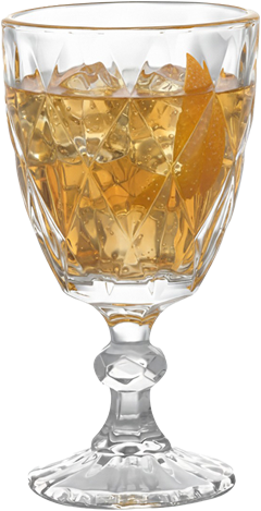Taca De Vidro Ruvolo Diamond 330ml