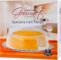 Queijeira De Vidro Ruvolo Gourmet Tampa Plastica