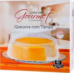 Queijeira Vidro Ruvolo Gourmet Tampa Plastica
