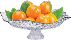 Fruteira Vidro Ruvolo Com Pe Gourmet