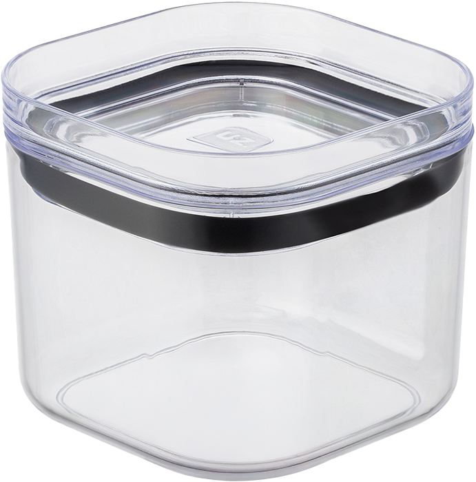 Pote Organizador Plastico Uz Com Tampa Transparente 0,45l