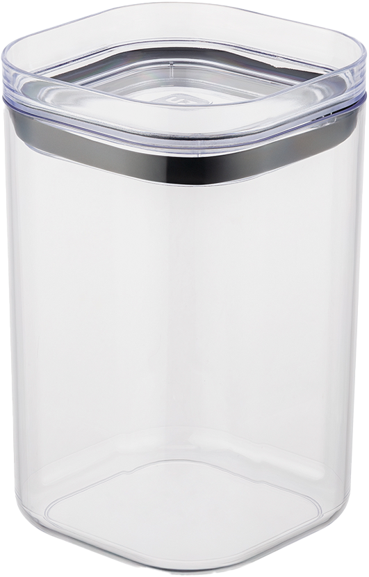Pote Organizador Plastico Uz Com Tampa Transparente 1l