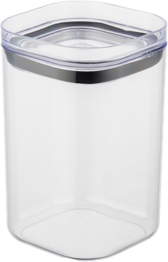 Pote Organizador Plastico Uz Com Tampa Transparente 1l
