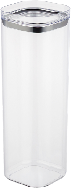 Pote Organizador Plastico Uz Com Tampa Transparente 2,2l