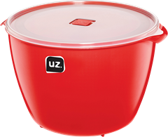 Pote Plastico Uz Multiuso Vermelho 10l