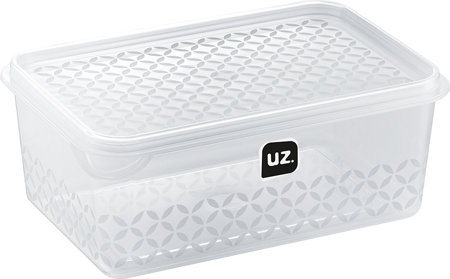 Pote Plastico Uz Multiuso Transparente 1l