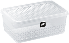 Pote Plastico Uz Multiuso Transparente 1l