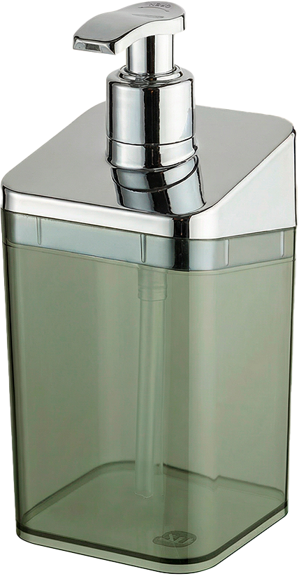 Porta Sabonete Liquido Plastico Uz Metalizado