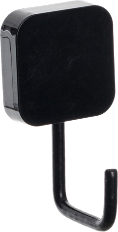 Gancho Aco Metaltru Multiuso Preto Adesivo 3m