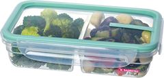 Pote Plastico Sanremo Com Trava 2 Divisorias Sortido 730ml