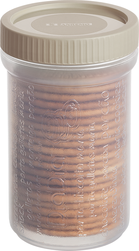 Porta Biscoito Plastico Sanremo 360ml