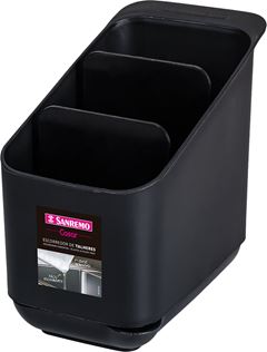 Escorredor Para Talher Plastico Sanremo Preto