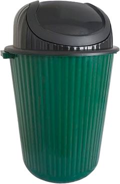 Lixeira Plastica Antares Basculante Preta 28l