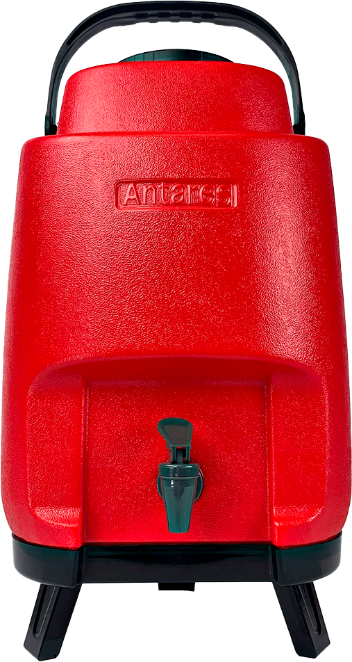 Garrafao Termico Antares Vermelho Com Torneira 8l