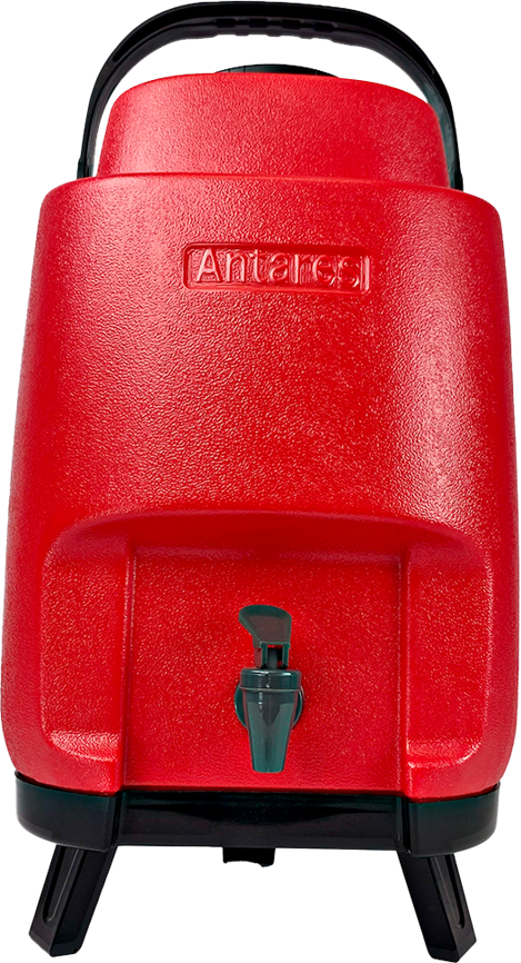 Garrafao Termico Antares Vermelho Com Torneira 12l