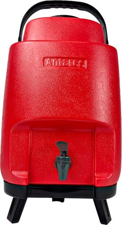Garrafao Termico Antares Vermelho Com Torneira 12l