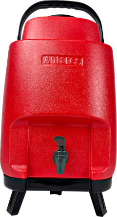 Garrafao Termico Antares Vermelho Com Torneira 12l