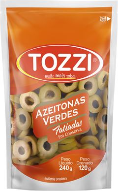 Azeitona Verde Tozzi Fatiada Sachet  120g