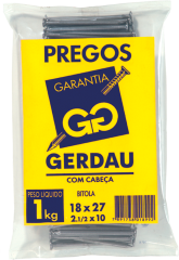 Prego Gerdau 18x24 1kg