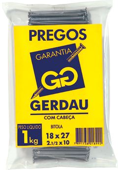 Prego Gerdau 18x24 1kg