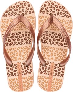 Sandalia Ipanema Happy Fem Adulto Bege/Cobre/Marrom
