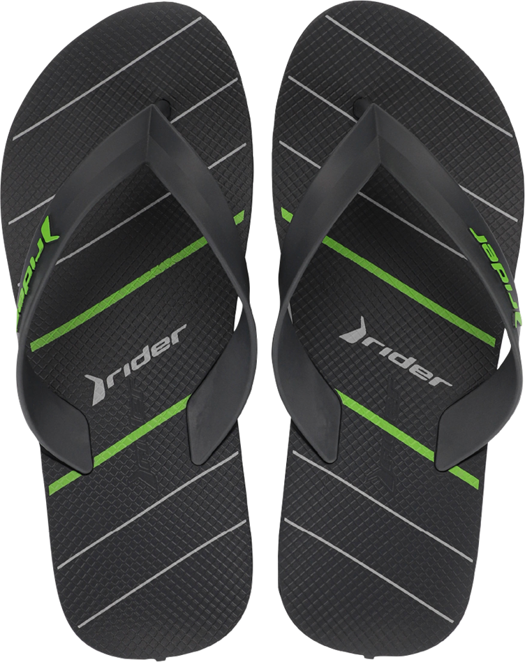 Sandalia Rider Feel Masc Adulto Cinza/Cinza/Verde